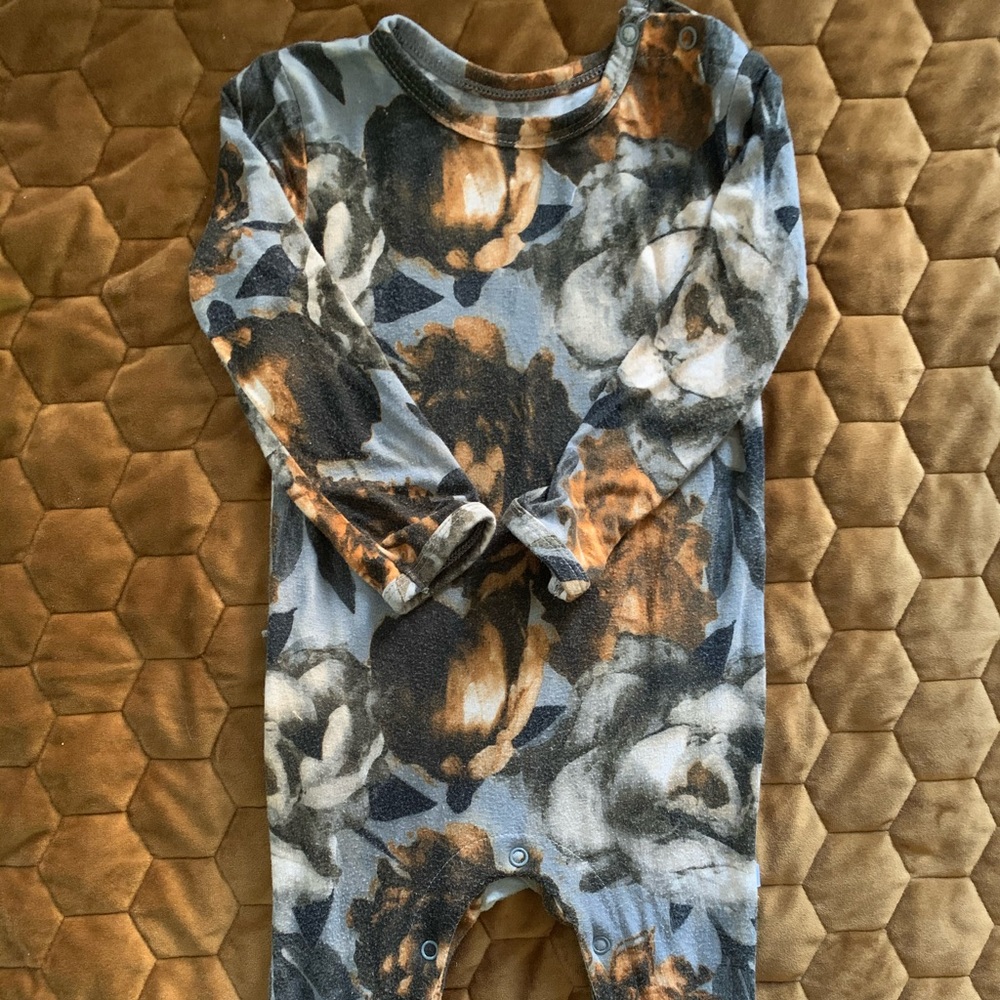 Posh Peanut Paige Peony Ruffle Romper